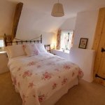 Main double bedroom of the Dartmoor holiday cottage in Lustleigh